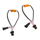2X HB3 9005 50W 6Ohm LED DRL Fog Light Canbus Load Resistor Harness Decoder