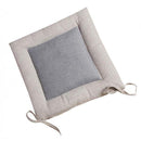 Flax Soft Cotton Cushion Pad Seat Home Car Office Outdoor Dining Gray 45cm