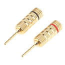 2Pieces 2mm Speaker Wire Plug Banana Connector Screw Lock