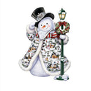 1PC Christmas Decorations Snowman PVC Stickers Paste Window Paste StickersB Ew