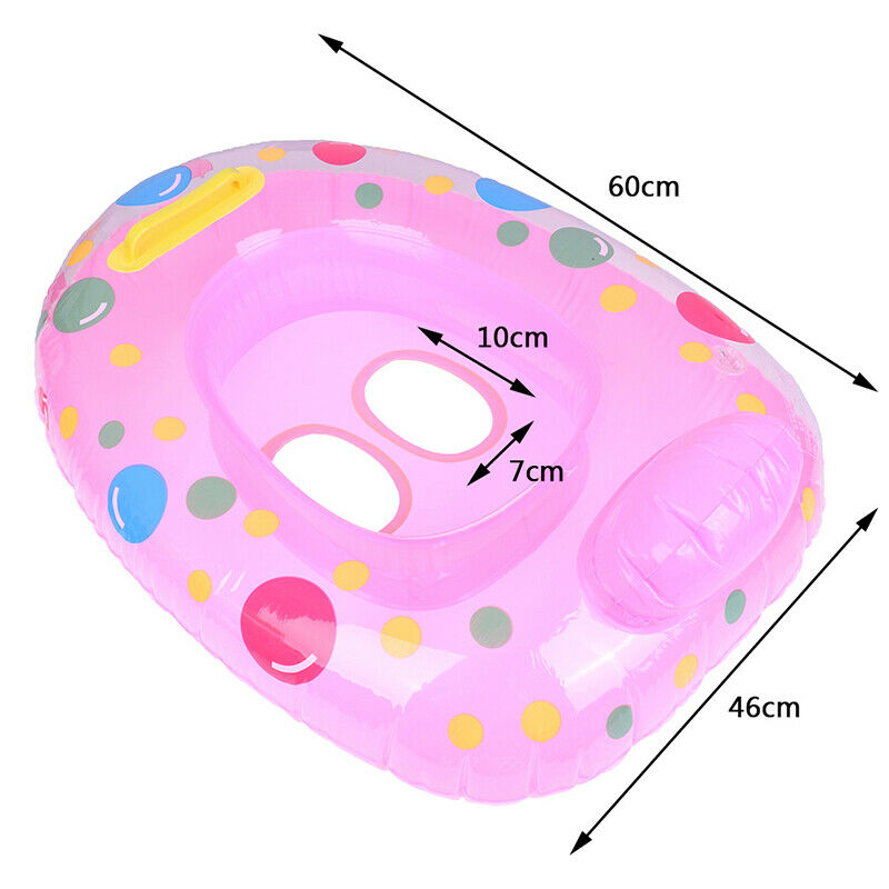 Summer Kids Baby Inflatable Seat Swim Ring Pool Aid Trainer Swim Float boatBX