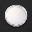 10 pcs Small round transparent plastic coin capsules box 30mm