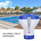 5 Inch Chemical Chlorine Dispenser Swimming Pool Floating Applicator with T