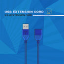 USB2.0 M/F Charging Cable Extension Adapter+Micro USB M/F Extension Cable