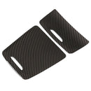 Carbon Abs Center Storage Box Panel Trim Ashtray Cover Car Stickers for Mer H7R6