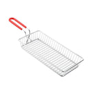 Rectangle Stainless Steel Fried Basket Strainer Fried Chicken Chips Colander