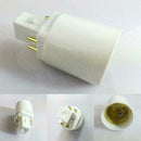 1x G24q 4 Pin 15mm To E27 E26 Screw LED Light Bulb F4Z7 Lamp Converter H Ad R8H2