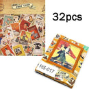 32 X Retro Postcards Advertising Album Poster Post Card Advertising Movie #