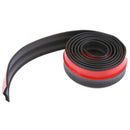 2.5M Car Front Bumper Lip Splitter Body Spoiler Skirt Rubber Protector Foam hv2n
