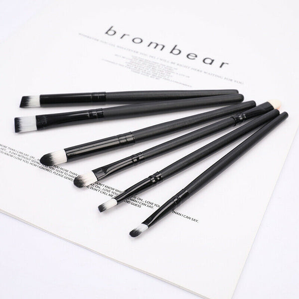6Pcs Eye Shadow Makeup Brushes Kit Soft Cosmetic Eyeshadow Eyebrow CosmeticB Ew