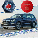 2215450714 Red Start Push Button Engine Ignition Switch Keyless Go Start Button