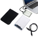Transparent USB3.0External Hard Drive Enclosure Case for 2.5Inch SATA HDD SSD Gw
