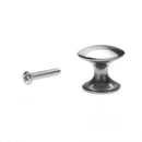 10Pcs Flat Steel Cabinet Door Knob Drawer Bin Dresser Wardrobe Handle Pull