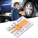4mm Tyre Tread Depth Gauge Caliper Car Motorcycle Caravan Measure Wheel Tra R5S9