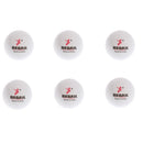Pack of 6 40mm  Pong Table Tennis Ball Beer Pong Ball for Game White