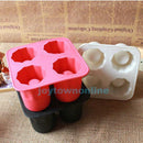 Party Drink Glass Freeze Shooters Ice Cube Shot Silicone Mold Maker Mould