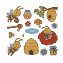 Silicone Bee Seal+Cutting Dies Stencil Scrapbooking Album Decor Craft Gift