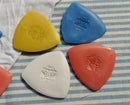 10PCS Triangle WHITE, YELLOW, RED  BLUE  Tailor's Chalk Lot For Sewing Crafts
