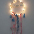 Led Dream Catcher Cloud Feather Dreamcatcher Girl Birthday Gift Baby Room D