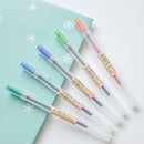 12 Color Gel Pen Set Art Glitter Pens Neon Coloring Ink Painting Craft 0.5mm