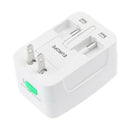 Universal All-in-one Square Tour Travel AU/UK/US/EU Plug AC Adapter WallCharger