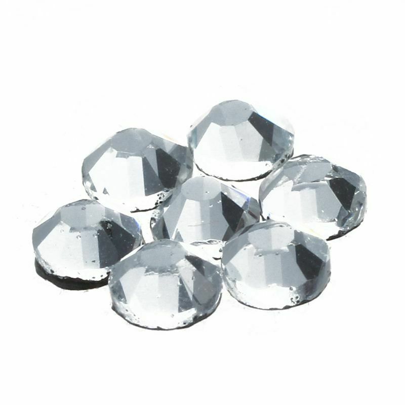 1440pcs DIY fusible rhinestone Hotfix Diament transparent crystal S10 K6W8