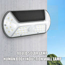 40 LED Solar Light Outdoor Human Body Sensor Wall Light Outdoor Yard Lamps