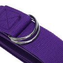 Yoga Rope Sports Stretch Belt Exercise Assist Resistance Band Strap(Purple)