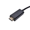 DisplayPort DP to HDMI Male to Male Display Port Cable Cord Adapter Converter LJ