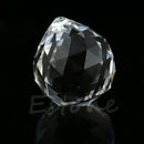 1 Clear Crystal Ball Lamp Prism Rainbow Sun Catcher Wedding Decor Home 20mm