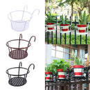3x Rustic Potted Flower Hangin Basket Succulents Pot Holder Planter Holder