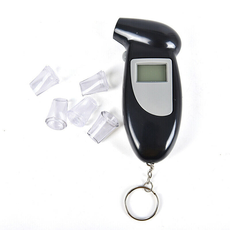 Black Digital Alcohol Tester Breath Alcohol Tester BreathalyzerFD