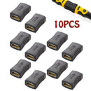 10pcs Black HDMI Female To Female Coupler Extender Adapter Connector HDTV 1080P