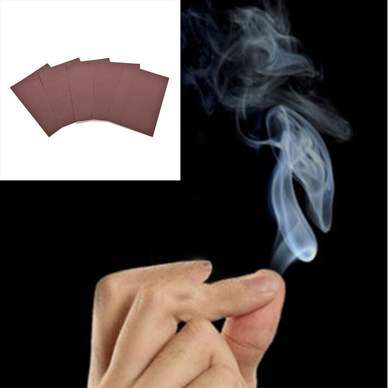 5PCS Magic Smoke from Finger Tips Trick Stage Street Close Up Illusion Prank JR