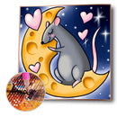 Full Drill Diamond Painting DIY Cartoon Mouse 5D Rhinestone Picture (LG805)