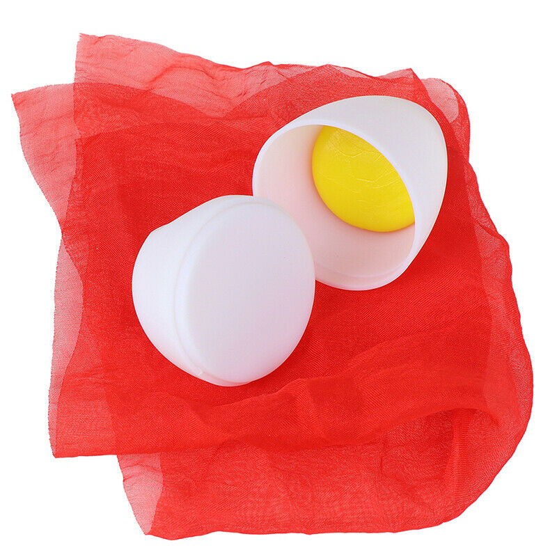 egg with egg yolk silk scarf changed egg duck egg height simulation magic props