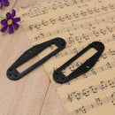 3pcs Black Plastic Small Dual Track Electric Guitar Pickup Baseplates
