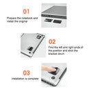 1pair Invisible Design Laptop Stand Cooling Hands Free Office Portable Foldable