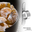 Stainless Steel Finger Type Orange Peeler Lemon Citrus Fruit Peeling Tools