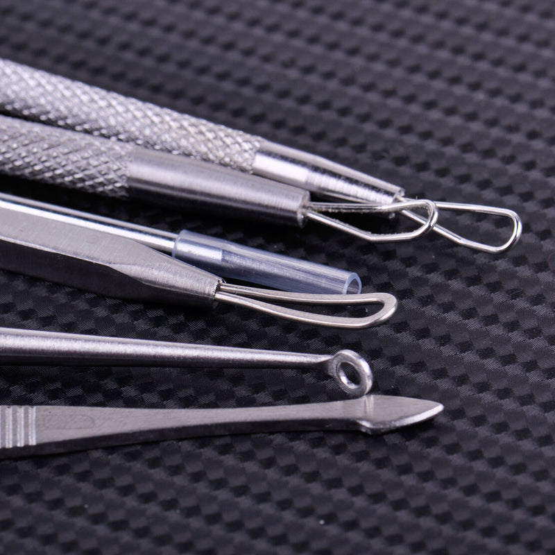 7pcs Blackhead Remover Comedone Extractor Acne Clip Blemish Pimple Removal Tool