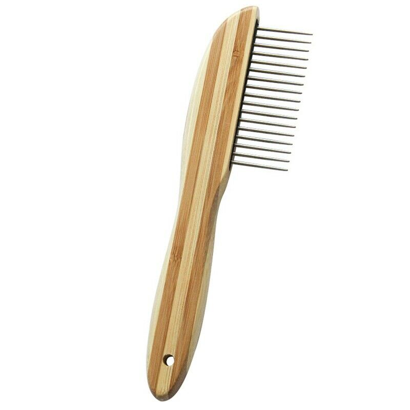 2X(Pet Comb With Long Stainless Steel Teeth Removed Matted Fur, Knots And T