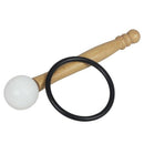 Crystal Singing Bowl Mallet Strike Rubber Ball Yoga Meditation Relax Percus E5A9