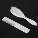 2pcs 0-3Y Baby Set Hairbrush Head Massager Soft Gentle Comb Kids Hair Care