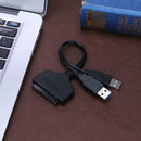 7+15pin SATA to USB 3.0 Drive Converter Adapter Cable for 2.5inch HDD SSD