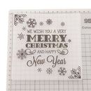 merry Christmas Embossing folders Plastic Embossing Folder For Scrapbooking  JR