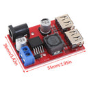 9/12/24/36V 3A 5V Dual USB Step down Converter Charger Module For Power Supply!c