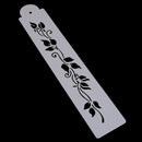 3PCS Tree Vine Leaves Fondant Cake Stencil Mould Border Lace Decor Sugarcraft FT