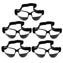 5xOutdoor Sport Basketball Dribble Specs Glasses Training Aid Supplies Black
