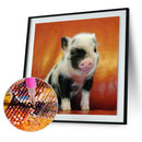 DIY Diamond Painting Cross Stitch 5D Pig Full Drill Embroidery Home Decor