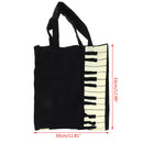 New Vogue Black Piano Keys Music Handbag Tote Bag Shopping Bag Handbag Fashion
